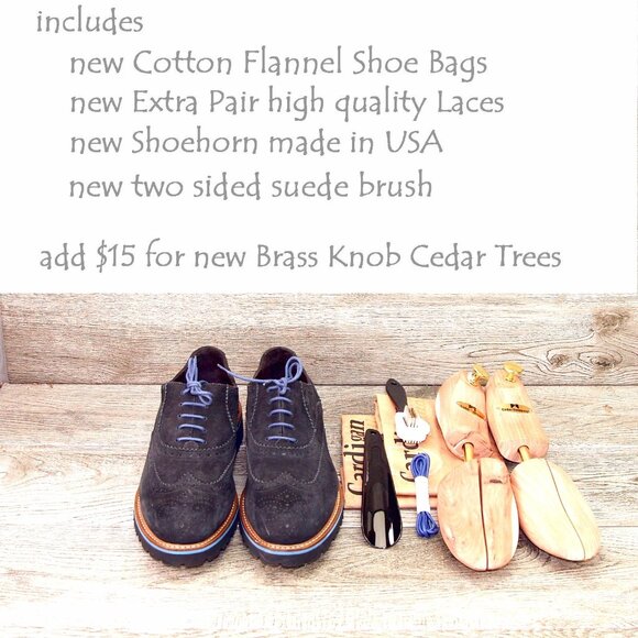* NIB * $395 Nordstrom BRUNO MAGLI Oxford 8 M Black Suede * add $15 new Trees main image 13